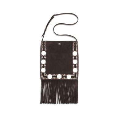 Bolso de hombro de ternera marrón Bos Taurus
