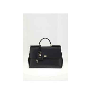 Bolso de Hombro de Cuero de Ternera Negro Bos Taurus