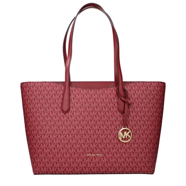 Bolso de hombro de tela roja
