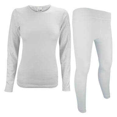 Camiseta Térmica de Manga Larga para Dama y Leggings Térmicos para Invierno