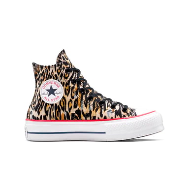 ZAP.MODA SRA WOMEN'S CONVERSE CHUCK TAYLOR ALL STAR LIFT PLATFORM LEOPARD MULTICOLOR