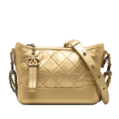 Bolso Hobo de Cuero Acolchado Gabrielle