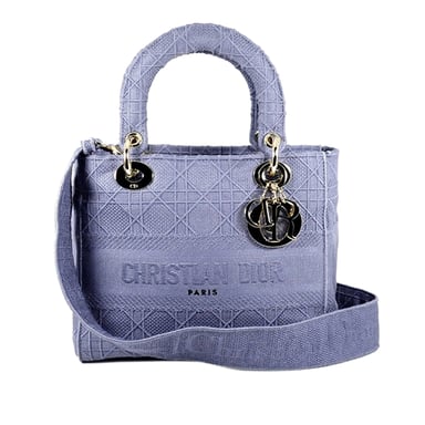 Bolso Mini Caro de Dior en Lona Morada