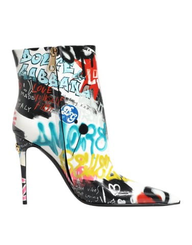 Botines Graffitiprint Estilo Dg