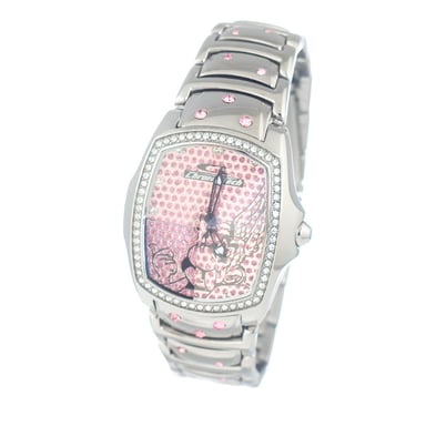 Reloj de Brillantina Rosa Tweety
