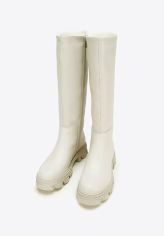 Botas de piel para mujer Wittchen con suela gruesa y cremallera