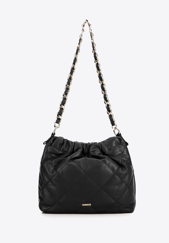 Bolso de mujer Wittchen de piel sintética negra con cadena