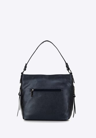 Bolso de mano para mujer Wittchen, azul marino brillante, piel ecológica