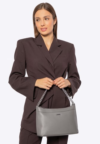 Bolso bandolera para mujer Wittchen de ecopiel gris y plata ecopiel gris y plata