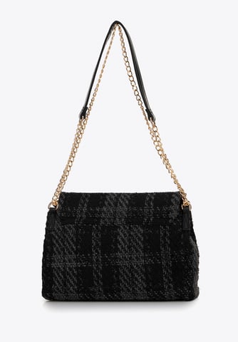 Bolso bandolera Wittchen Bouclé para mujer, negro, poliéster