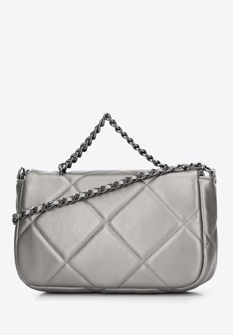 Bolso de mano para mujer Wittchen acolchado con cuadrados en cadena