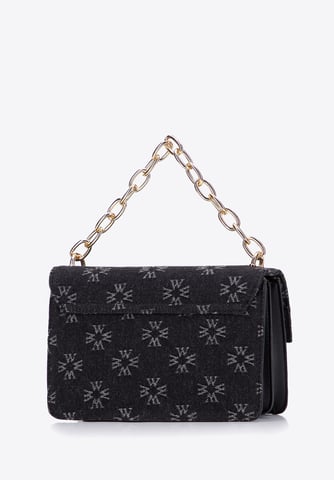 Bolso bandolera vaquero para mujer Wittchen con monograma, vestido negro corto