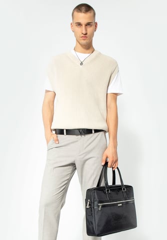 Bolso para portátil Wittchen de 17" para hombre, de poliéster negro