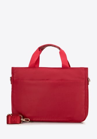 Bolso para portátil de 14" para mujer de Wittchen con acolchado, color cereza