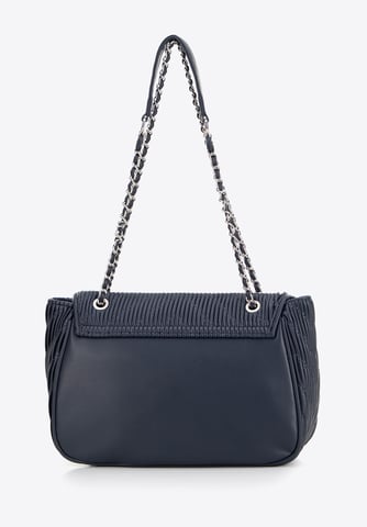 Bolso bandolera Wittchen para mujer de piel sintética con cadena, azul marino