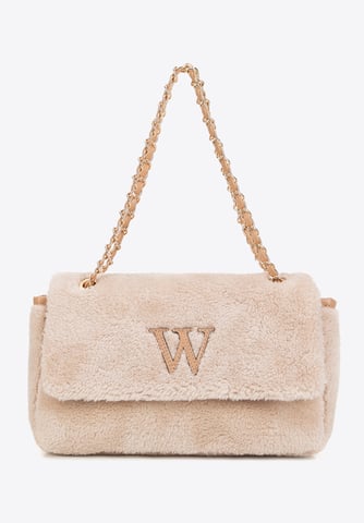 Bolso bandolera Wittchen para mujer con pelo, color crema