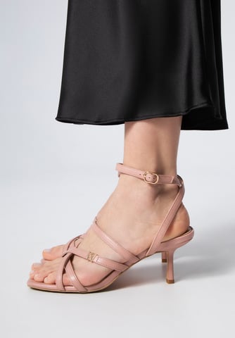 Sandalias de piel para mujer Wittchen con tiras y tacón de aguja