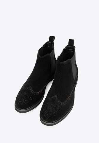 Botas Chelsea Wittchen para hombre en ante negro