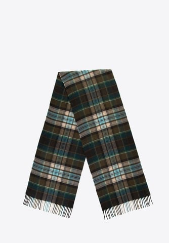 Bufanda estrecha de cuadros verdes y beige para hombre de Wittchen
