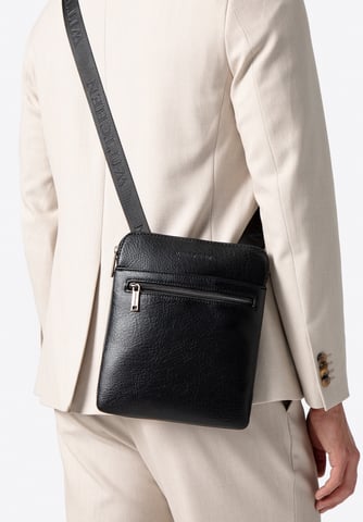 Bolso bandolera pequeño Wittchen para hombre en piel sintética negra