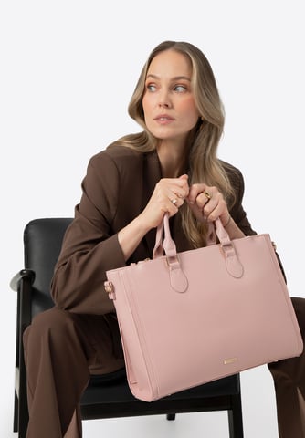 Bolso Wittchen para portátil de 14, 5" para mujer en piel sintética rosa