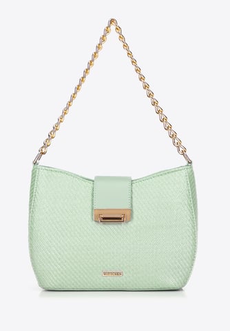 Bolso bandolera Wittchen para mujer de polipropileno verde tejido