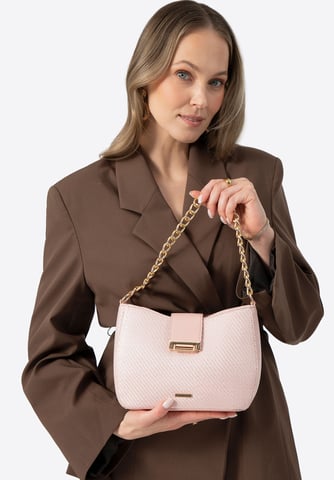 Bolso bandolera Wittchen para mujer, rosa, tejido, polipropileno