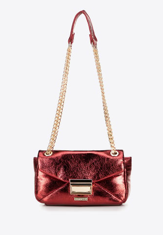 Mini bolso bandolera Wittchen para mujer en piel sintética roja brillante