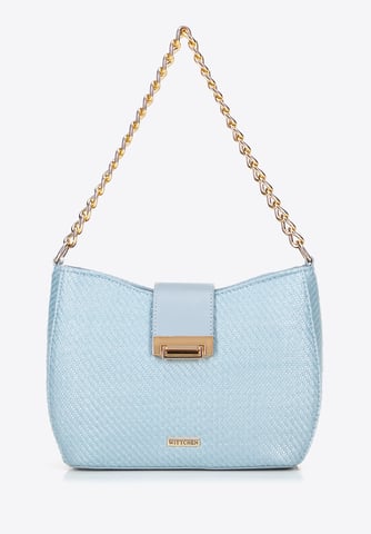 Bolso bandolera Wittchen para mujer, tejido azul, polipropileno