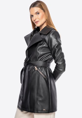 Abrigo de piel sintética para mujer Wittchen, color negro