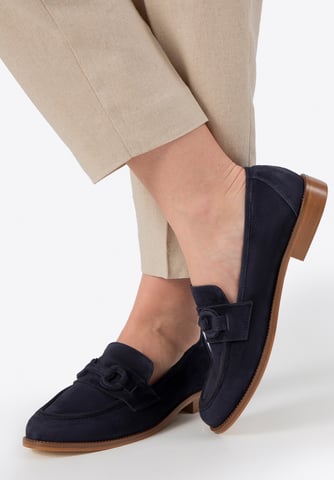 Mocasines Wittchen de piel auténtica para mujer con hebilla discreta