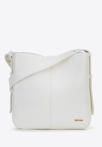 Bolso de mano para mujer Wittchen, piel sintética, color crema