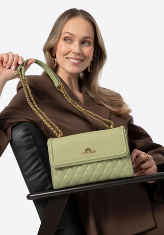 Bolso bandolera para mujer Wittchen de piel auténtica con acolchado en color