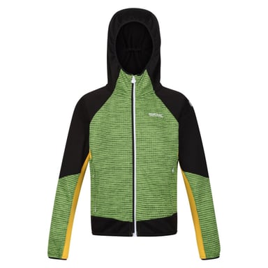 Regatta Childrens/Kids Prenton II Hooded Soft Shell Jacket (Jasmine Green/Black)
