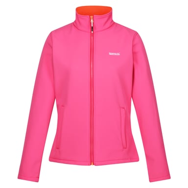 Regatta Womens/Ladies Connie V Softshell Walking Jacket (Flamingo Pink/Satsuma)