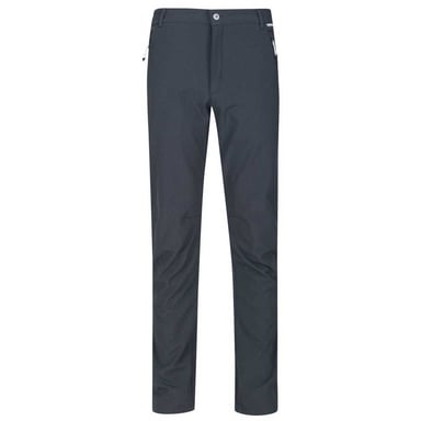 Regatta Great Outdoors Mens Adventure Tech Geo II Wind Resistant Long Leg Softshell Trousers (Ash)