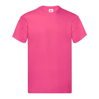 Fruit of the Loom Unisex Adult Original Cotton T-Shirt (Fuchsia)