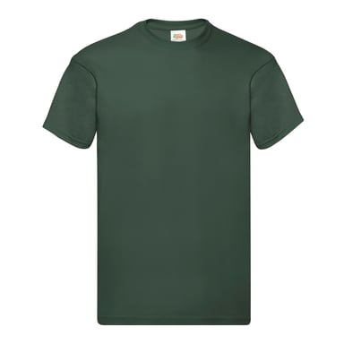 Fruit of the Loom Unisex Adult Original Cotton T-Shirt (Bottle Green)
