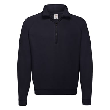 Fruit of the Loom Unisex Adult Classic Quarter Zip Sweatshirt (Deep Navy)