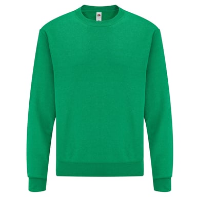 Fruit of the Loom Unisex Adult Classic Heather Set-in Sweatshirt (Green)