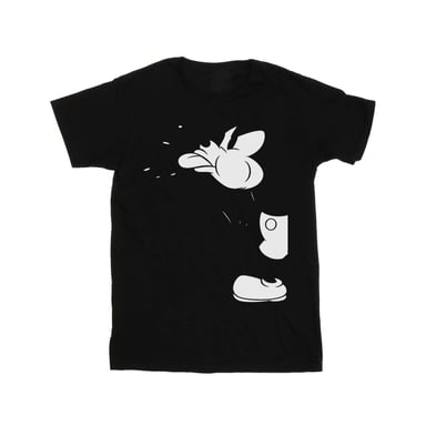 Disney Mens Mickey Mouse Cut T-Shirt (Black)