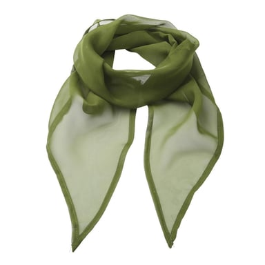 Premier Womens/Ladies Chiffon Scarf (Oasis Green)