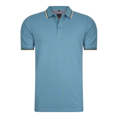 Mario Russo Polo SS Tipped Polo Edward Azul