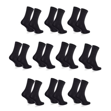 Calcetines Cappuccino Italia 10 Pares Calcetines Casual Bambú Negro