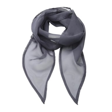 Premier Womens/Ladies Chiffon Scarf (Steel)