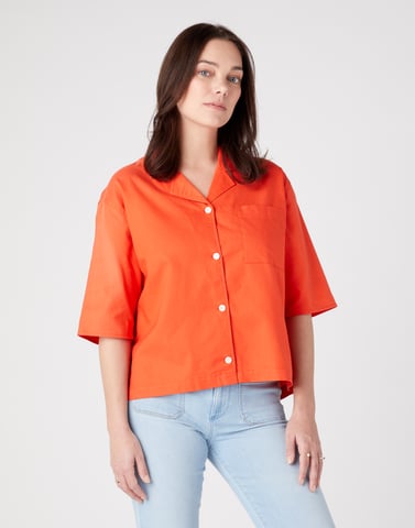 GB - Wrangler - BLOUSE ORANGE