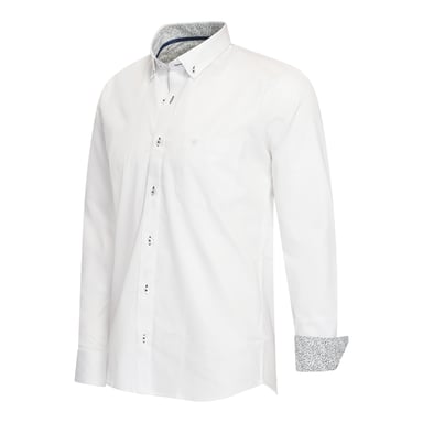 Cappuccino Italia Camisa Stretch Camisa Ancona Blanca