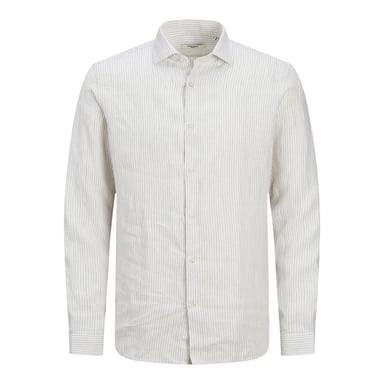 Jack & Jones Camisas Parker Rayas Lino Beige
