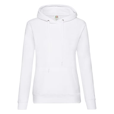 Fruit of the Loom Womens/Ladies Classic Hoodie (White)