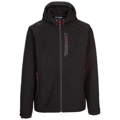 Trespass Mens Marlon Soft Shell Jacket (Black)